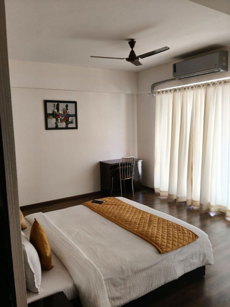 Bedroom, raj-grandeur 4 Bedroom 3000 Sq.Ft. Apartment In Powai Mumbai 10608498