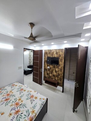Bedroom in 2 BHK Builder Floor at Mahavir Enclave 1 – for Rent