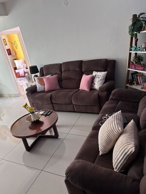 Living Room in 3 BHK Apartment at Sumukha Maple Grove, Akshayanagar – for Sale