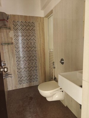 Bathroom in 1 BHK Apartment at Shree Ganesha Veera Residency, Ghodbunder Road – for Rent