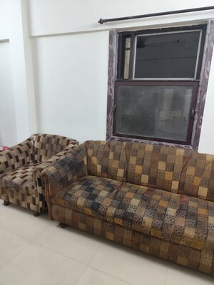 Living Room in 1 BHK Apartment at Kamla Airbus, Andheri East – for Rent