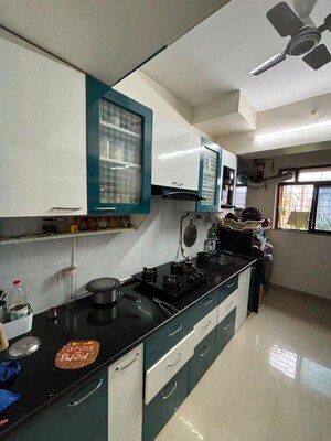 Kitchen in 3 BHK Apartment at Puranik City, Kasarvadavali – for Rent