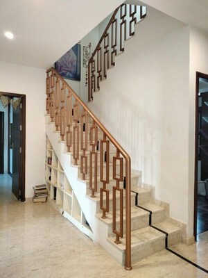 Staircase in 5 BHK Villa at Chaitanya Greenford II, Kannamangala – for Sale