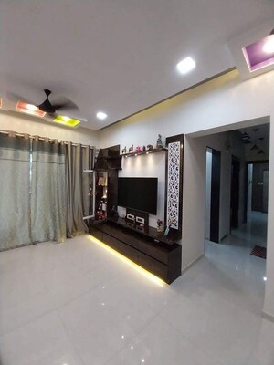 Living Room in 2 BHK Apartment at Raheja Complex Majiwada, Majiwada – for Sale