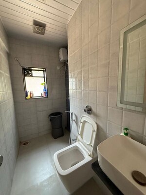 Bathroom in 1 BHK Apartment at Dosti Group Vihar, Samata Nagar – for Rent