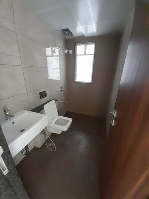 Bathroom in 3 BHK Apartment at Beharay Rathi Hillview Residency, Kothrud – for Rent