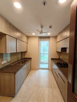 Kitchen in 3.5 BHK Apartment at Ambience Tivertone, Sector 50 – for Rent