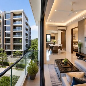 Balcony in 2 BHK Apartment at Adarsh Tropica, Sarjapur Road – for Sale