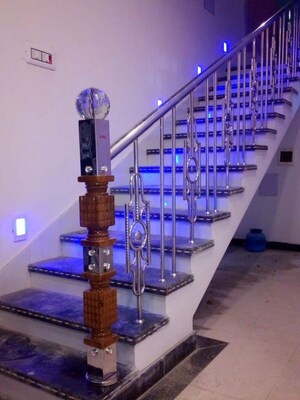 Staircase in 2 BHK Independent House at Bangarapet – for Sale