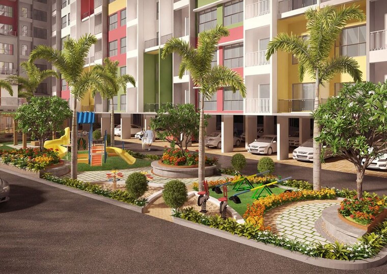Exterior View, shrachi-greenwood-sonata 3 Bedroom 1163 Sq.Ft. Apartment In Rajarhat New Town Kolkata 10609353