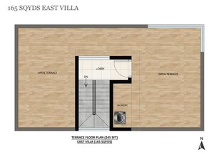 Floor Plan in  Villa at Srihari Anithara Aura, Isnapur – for Sale