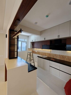 Kitchen in 3 BHK Apartment at Brigade Cornerstone Utopia, Varthur – for Rent