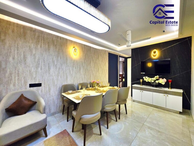 Dining area, pir machalla 3 Bedroom 1800 Sq.Ft. Apartment In Pir Machalla Zirakpur 10609380