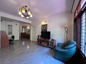 Living Room in 4 BHK Apartment at Prestige Langleigh, Whitefield – for Rent