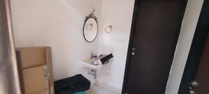 Bathroom in 3 BHK Apartment at Ambience Courtyard, Manikonda – for Rent