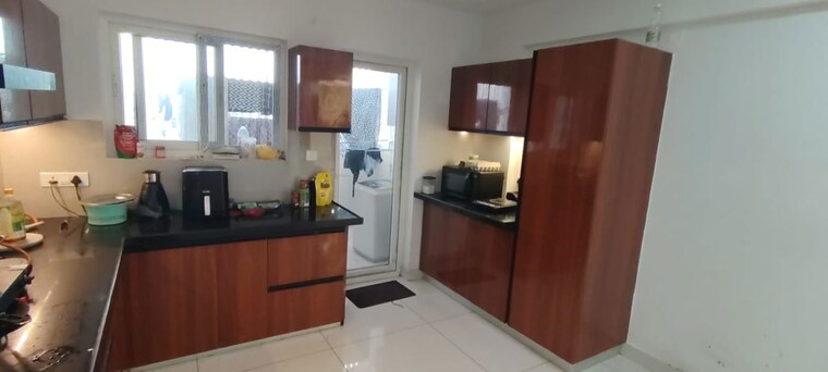 Kitchen, ambience-courtyard 3 Bedroom 2300 Sq.Ft. Apartment In Manikonda Hyderabad 10609423