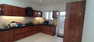 Kitchen in 3 BHK Apartment at Ambience Courtyard, Manikonda – for Rent