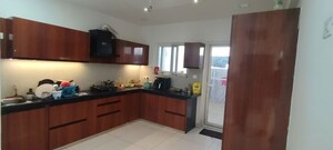 Kitchen in 3 BHK Apartment at Ambience Courtyard, Manikonda – for Rent