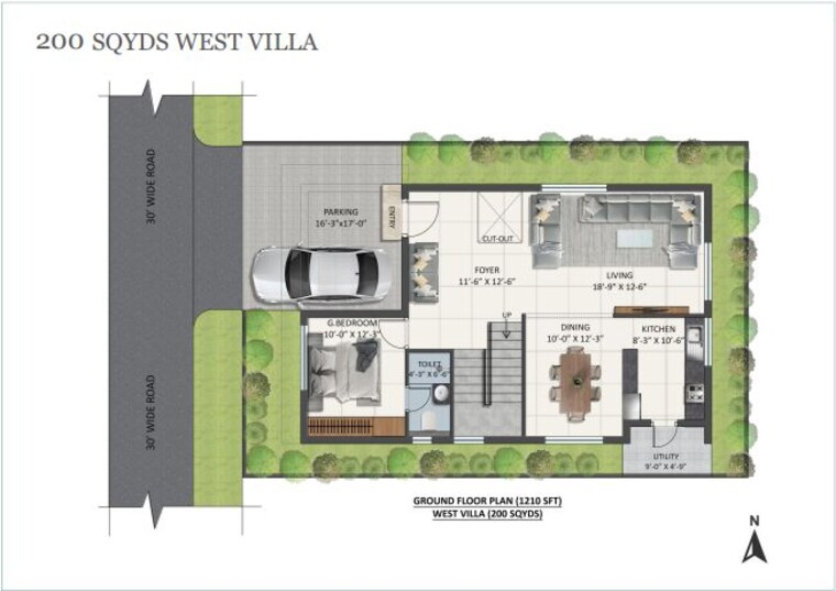 Floor Plan, srihari-anithara-aura  3158 Sq.Ft. Villa In Isnapur Hyderabad 10609476