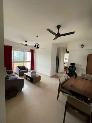 Living Room in 1 BHK Apartment at Godrej The Trees, Vikhroli East – for Sale