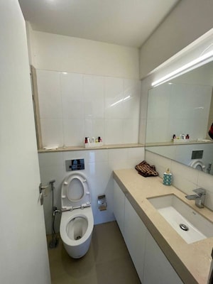 Bathroom in 1 BHK Apartment at Godrej The Trees, Vikhroli East – for Sale