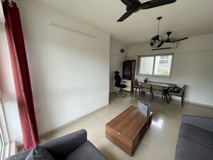 Living Room in 1 BHK Apartment at Godrej The Trees, Vikhroli East – for Sale