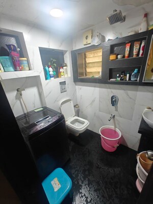 Bathroom in 2 BHK Apartment at Evershine Park, Andheri West – for Rent