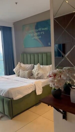 Bedroom in Studio Apartment at M3M My Den, Sector 67 – for Rent