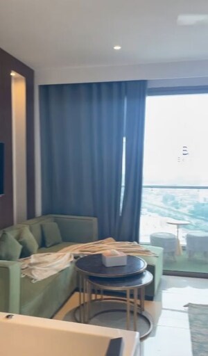 Living Room in Studio Apartment at M3M My Den, Sector 67 – for Rent