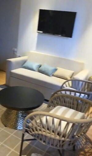 Living Room in Studio Apartment at M3M My Den, Sector 67 – for Rent
