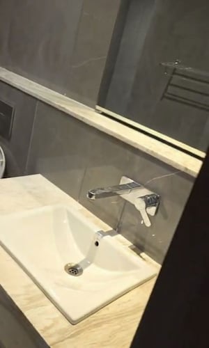 Bathroom in Studio Apartment at M3M My Den, Sector 67 – for Rent