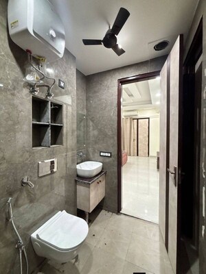 Bathroom in 2 BHK Builder Floor at Saket – for Rent