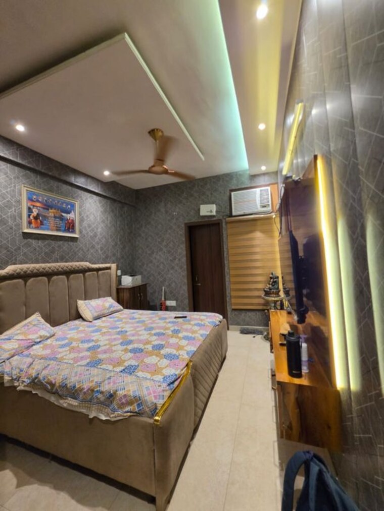 Bedroom, dhakoli 3 Bedroom 1650 Sq.Ft. Apartment In Dhakoli Zirakpur 10609601