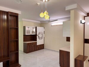 Kitchen in 3 BHK Apartment at Mantri Lithos, Thanisandra – for Rent