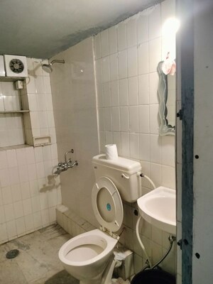 Bathroom in 2 BHK Apartment at Tushar Apartments, Santacruz West – for Rent