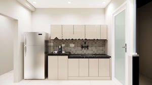 Kitchen in 3 BHK Apartment at Meridian Park At The Prestige City, Sarjapur Road – for Rent