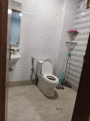Bathroom in 2 BHK Builder Floor at Saket – for Rent