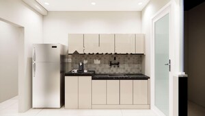Kitchen in 3.5 BHK Apartment at Meridian Park At The Prestige City, Sarjapur Road – for Rent