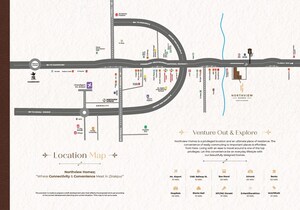 3 BHK Apartment – Map Location View at Northview Homez, Ambala Highway - for Sale