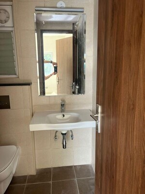 Bathroom in 3.5 BHK Apartment at Adarsh Greens, Kogilu – for Rent