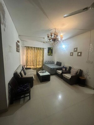 Living Room in 3 BHK Builder Floor at BPTP Parkland, Sector 75 – for Rent