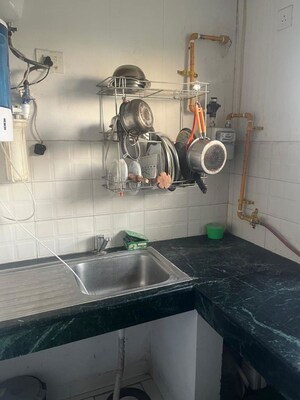 Kitchen in 3 BHK Builder Floor at BPTP Parkland, Sector 75 – for Rent