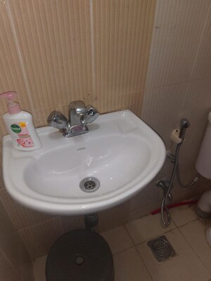 Bathroom in 3 BHK Builder Floor at BPTP Parkland, Sector 75 – for Rent