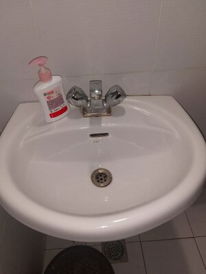 Bathroom in 3 BHK Builder Floor at BPTP Parkland, Sector 75 – for Rent