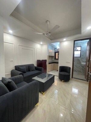 Living Room in 1 BHK Builder Floor at Saket – for Rent
