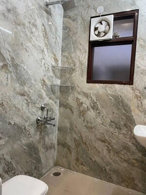 Washroom in 1 BHK Builder Floor at Saket – for Rent