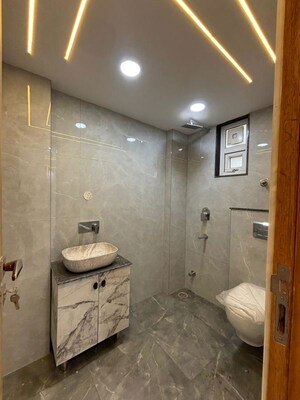 Bathroom in 3 BHK Apartment at Dwarka – for Rent