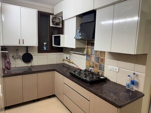 Kitchen in 2 BHK Builder Floor at Saket – for Rent