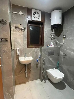 Washroom in 2 BHK Builder Floor at Saket – for Rent