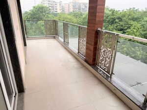 Balcony in 3 BHK Builder Floor at Sector 56 – for Rent